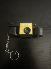 Vintage Toy Mini Micro 110 Camera Keychain Coin Holder Secret Compartments Coins