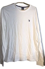 U.S. Polo Assn. men's white M long sleeve shirt NWT