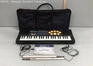 Casio Casiotone MT 520 Vintage 49 Key Keyboard with SS 1 Drumsticks & Case