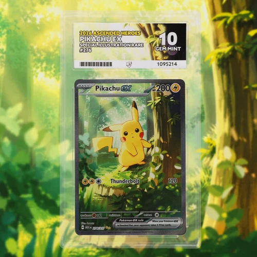 ACE 10 Pikachu ex 276 Special Illustration Rare Ascended Heroes Pokemon Card