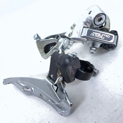 Shimano Vintage Altus C10 Front & Rear Derailleurs FD-CT10/RD-CT-10 Long Cage