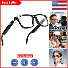 Unisex AI Smart Glasses - 164 Language Translation, Bluetooth & UV Protection