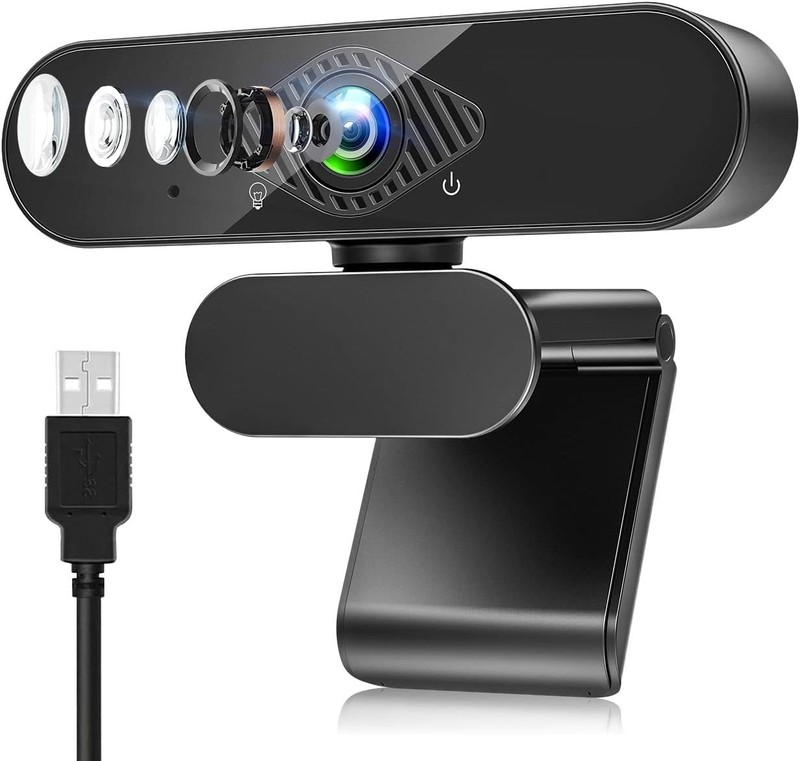 USB Webcam, 1080P Streaming Webcam with Microphone for PC,MAC, Laptop, Plug and