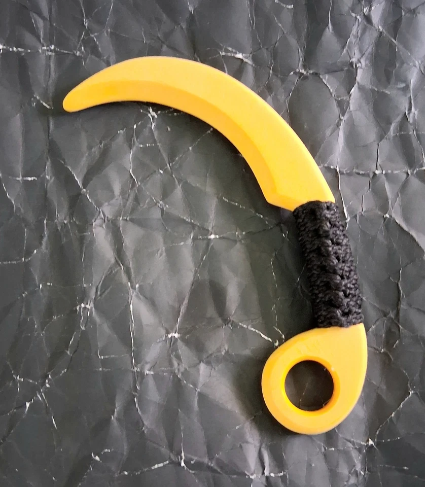 Cuchillo de Entrenamiento Entrenador Mango Karambit Sable Fijo Nueva Hoja de Polipropileno FMA Foto 2 de 3