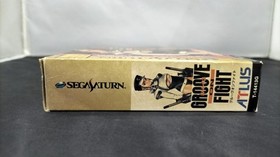 Atlus Groove on Fight Sega Saturn Game Used Box & Manual, Disc Good