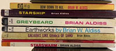 Brian Aldiss PB lot of 6 Vintage Greybeard Earthworks Grains of Sand Starswarm