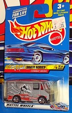 Hot Wheels 2000 Tony Hawk Skate Series #44 Combat Medic Mtflk Gray w/ 5SPs