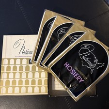 Vintage National s Hosiery Lot of 4 Sealed Nylons B8-3