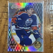 Pinnacle Summit Miroslav Satan #166 Premium Stock Edmonton Oilers Hockey Card