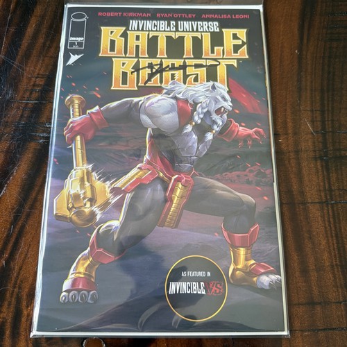 SDCC 2025 BATTLE BEAST #1 SIGNED BY ROBERT KIRKMAN PANEL EXCLUSIVE COMIC BOOK