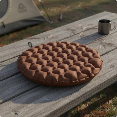 Inflatable Camping Pad Easy to Carry Inflatable Seat Pad for Travelers
