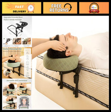 Adjustable Massage Headrest for Bed, Portable Face Cradle Pillow for Home Use