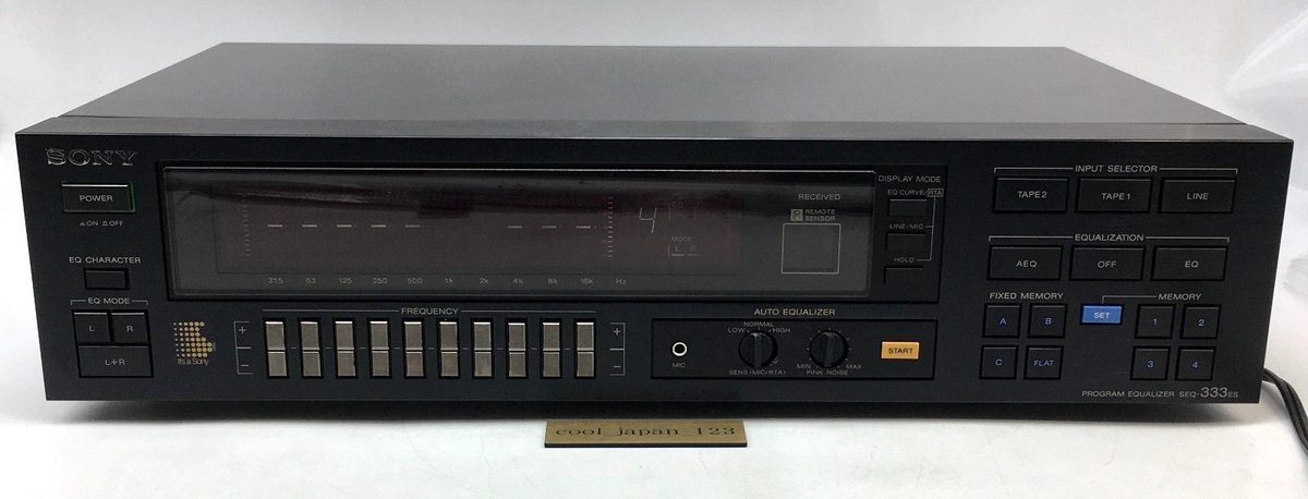 値下げ中！ SONY 333ES オーディオアンプ Sony SEQ-333ES 10-Band Program Equalizer Vintage Hi-Fi Tested