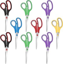 9 Pas Sewing Craft Scissors Bulk, Multipose Heavy Duty Paper