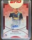 2022 Topps Renaissance MLS Jack McGlynn Engravement Auto RC Ruby #10/10 Union