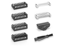 Protective comb kit 8 pieces 0/0.118in body comb1/2/3/0.197 in bidirectional