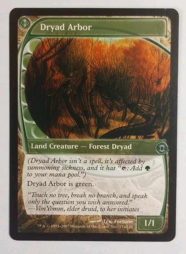 MTG - Dryad Arbor - Future Sight 174/180 - Regular Uncommon - Forest Dryad