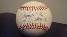 RUSTY KUNTZ AUTOGRAPHED OFFICIAL MAJOR LEAGUE BASEBALL SIGNED DETROIT WSC JSA