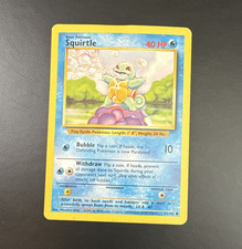 Wizards of the Coast Squirtle 63/102 Base Set Unlimited Common EN 1999 40 HP on eBay