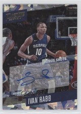 2017-18 Panini Prestige Bonus Shots Signatures Crystal Ivan Rabb #63 Auto fm0