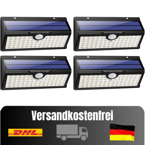 Solarleuchte AußEn 78 Led 180 Bewegungsmelder 3 Modi IP6-image