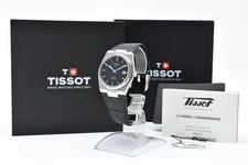 Tissot PRX Powermatic 80 40mm Black Dial Black Leather Watch T137.407.16.051.00