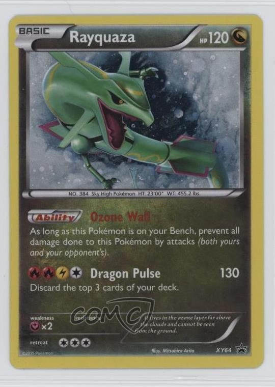 Rayquaza Pokémon XY Black Star Promo #XY64