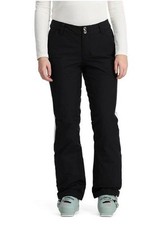 Spyder Hope Insulated Ski Snow Pant Black White Size 12 Large Womens NEW