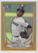 2014 Bowman Draft Top Prospects Chrome Gold Refractor 24/50 Michael Feliz sh7