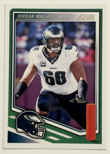 Jordan Mailata 2025 Panini Score Football #129 Philadelphia Eagles