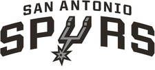 San Antonio Spurs LOGO- Die Cut Laminated Decal, Magnet, Wall Fat Head Style