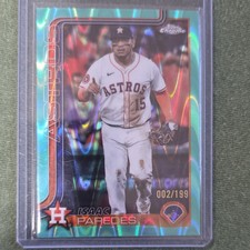 Topps Chrome Update Isaac Paredes Serial #002/199 Houston Astros USC29