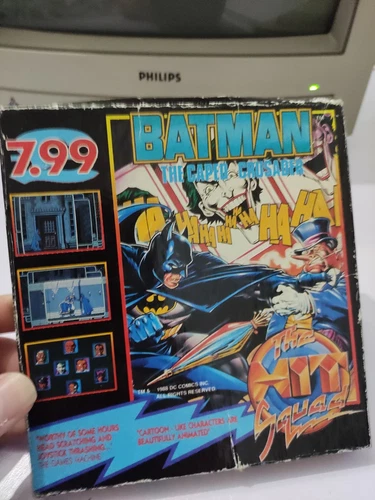 'Vintage' Batman The Caped Crusader CBM Amiga Game 1988 'Tested'
