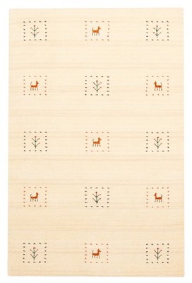 Vintage Traditional Hand-Knotted Area Rug 3'1'' x 4'9'' Oriental Wool Carpet