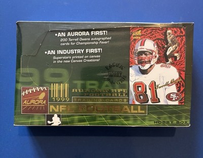 1999 Pacific Aurora Football Card Hobby Box - Factory Sealed