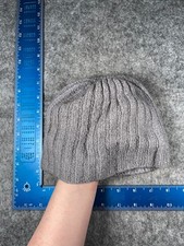 Beanie Toque Youth Gray Knit Wool Blend Warm Snow Ski Winter Outdoors