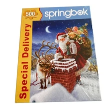 Springbok Special Delivery Christmas Santa Claus 500 Pieces Puzzle NEW