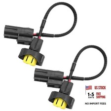 2Pcs Headlight Wiring Harness Socket Adapter Connector, Headlight Wiring