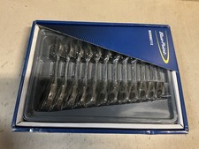 Blue Point 12pc 12-pt Stubby Ratcheting Metric Combination Set 8-19mm Boerms712