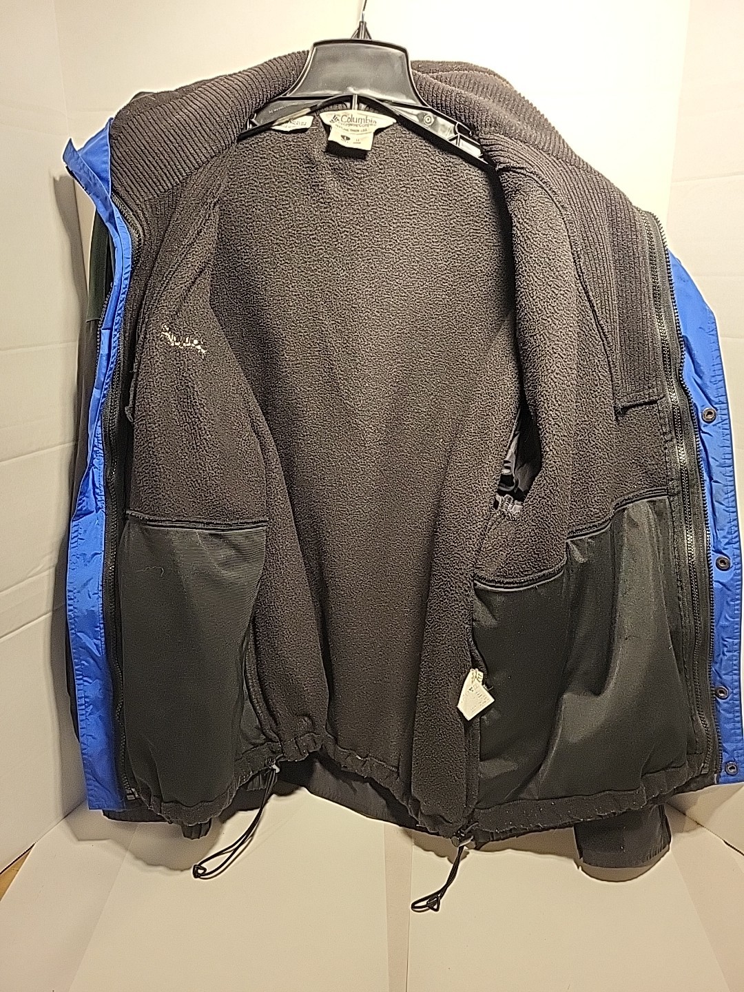 Men's L Columbia RN 69724 CA 05367 Coat Jacket Blue / Black / Green WARM Vintage thumbnail 20