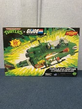 TMNT X GI Joe Turtle-fly Copter Playmates Helicopter Vehicle - NEW UNOPPEND