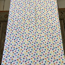 Vintage Gymboree Hearts  Polka Dots Baby Blanket Rare Print 34.5" x 28" Cotton