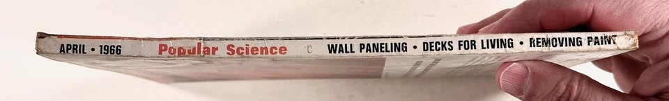 1966 Apr POPULAR SCIENCE Wankel Rotary Engine WERNHER VON BRAUN Alcohol HI-FI - Image 3 of 4