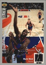 1994-95 Collector's Choice Silver Signature #79 Mark West - BSK