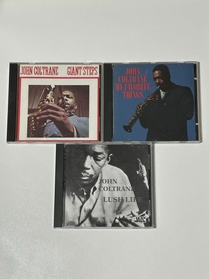John Coltrane 3 CD Lot - Lush Life, Giant Steps, and My Favorite Things