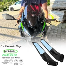 zx-6r  For Kawasaki Ninja ZX-6R Ninja 636 ZX6R Rear View Side Mirror 2019-2026