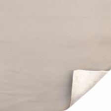 Boat Fuzzy Back Vinyl  Faux Leather Warm Gray 54 Inch YD 