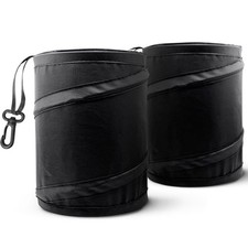 Car Trash Can  Waterproof  Collapsible Pop-Up  1 Gallon  2-Pack