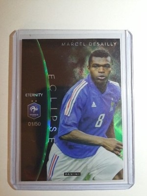 panini Eternity BLEUS MARCEL DESAILLY 1/50 green eclipse Équipe De France