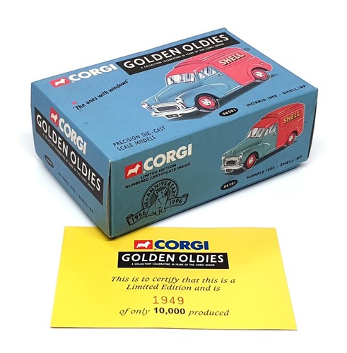 Corgi Golden Oldies 1/43 Scale 06501 - Morris 1000 Van Shell/BP - Red/Green - Picture 5 of 5